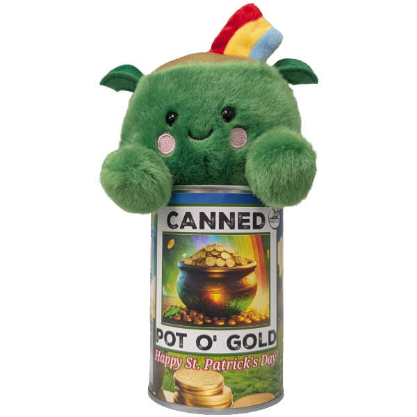 Canned Pot O' Gold | Funny Jokes St. Patrick's Day Gift: Foil Lid