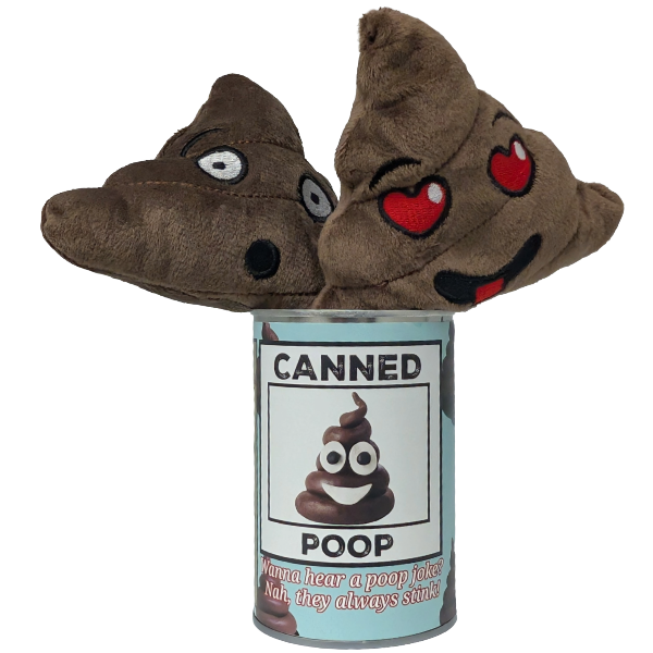 Canned Poop - Funny Gag Gift Dirty Santa White Elephant: Foil Lid