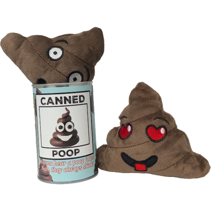Canned Poop - Funny Gag Gift Dirty Santa White Elephant: Foil Lid