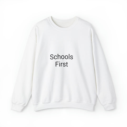 Schools First in Swansea Unisex Heavy Blend™ Crewneck Sweatshirt