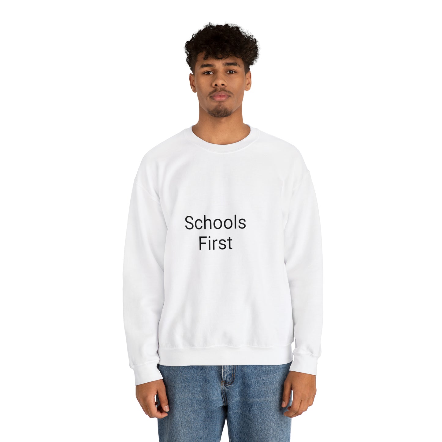 Schools First in Swansea Unisex Heavy Blend™ Crewneck Sweatshirt