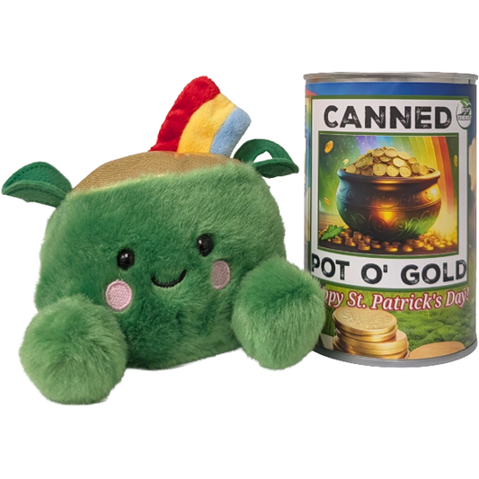 Canned Pot O' Gold | Funny Jokes St. Patrick's Day Gift: Foil Lid