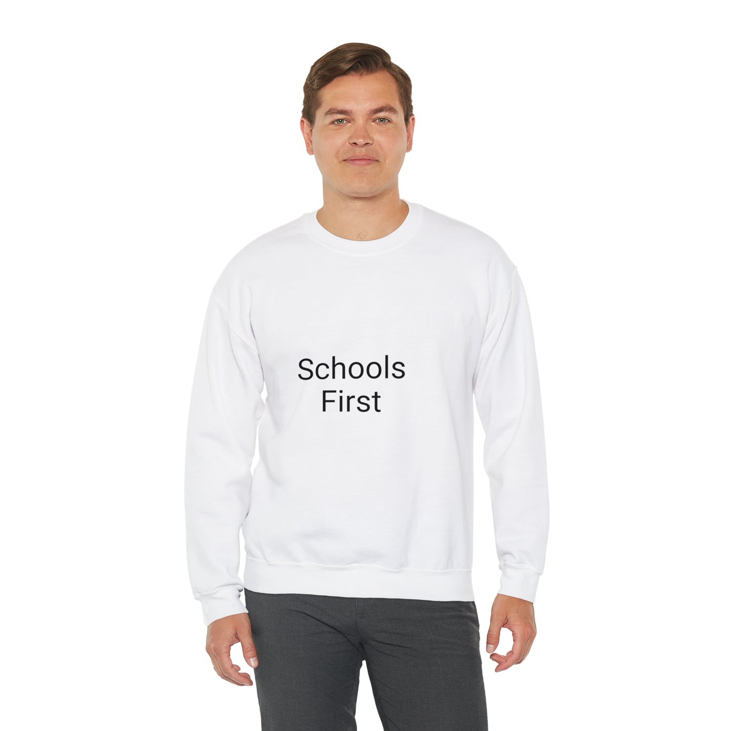 Schools First in Swansea Unisex Heavy Blend™ Crewneck Sweatshirt