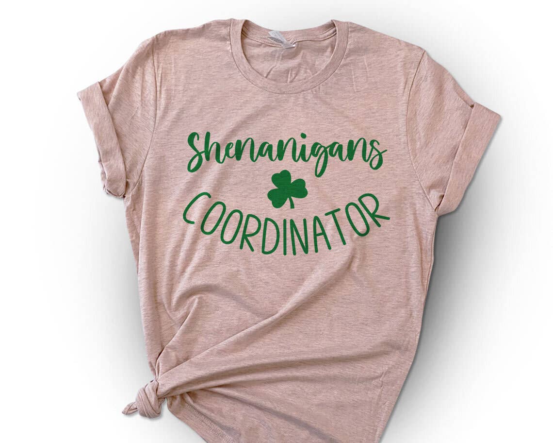 St Patricks Day - Shenanigans Coordinator Shirt: Heather Green / 3XL