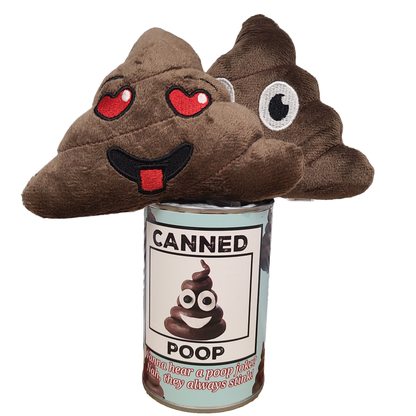 Canned Poop - Funny Gag Gift Dirty Santa White Elephant: Foil Lid
