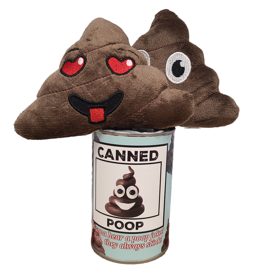 Canned Poop - Funny Gag Gift Dirty Santa White Elephant: Foil Lid