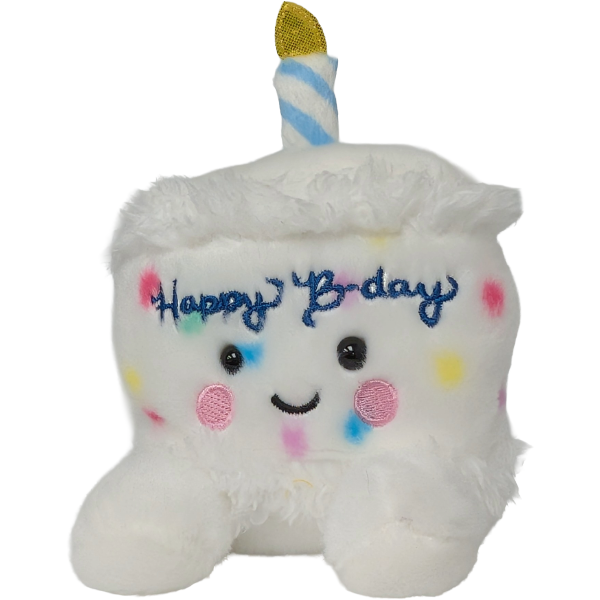 Canned Cake | Happy Birthday to You Gift | Plush B-day Cake: Foil Lid