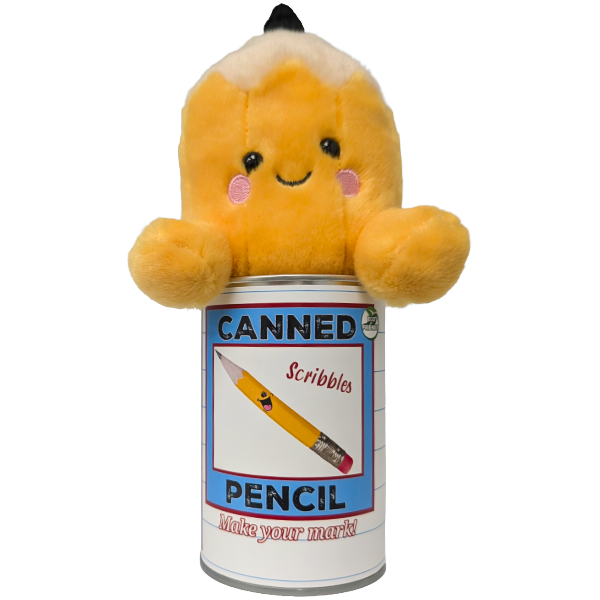 Canned Pencil - Teacher School Gift in a Can w/Funny Jokes: Foil Lid