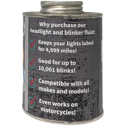 Canned Headlight & Blinker Fluid Funny Gag Gift Dirty Santa