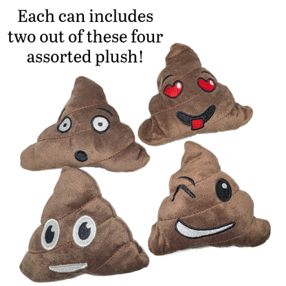 Canned Poop - Funny Gag Gift Dirty Santa White Elephant: Foil Lid