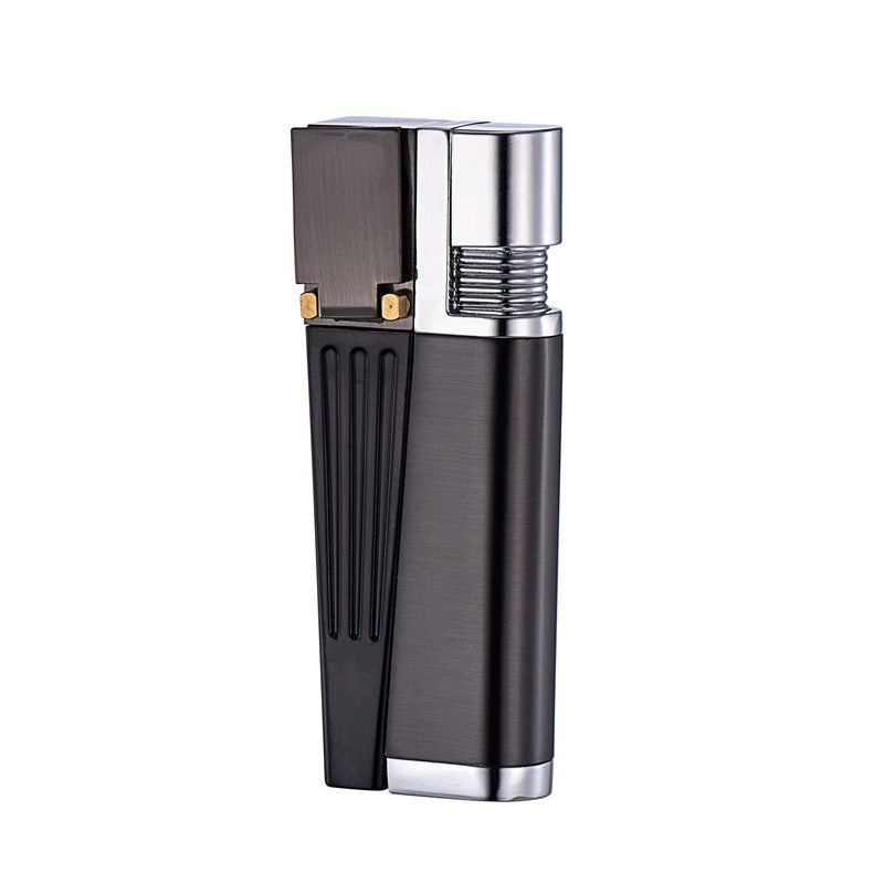 Encendedor Pipe Lighter Creative Foldable Metal Lighter Pipe Combination Portable Folding Pipe Lighter Smoking Men's Smoking Gadget