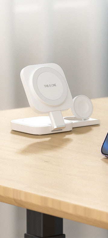 Desktop Three-in-one Wireless Charger Magnetic Suction