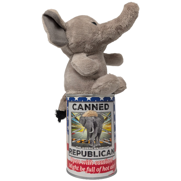 Canned Republican - Funny Political Trump MAGA 2024 Can: Regular Lid