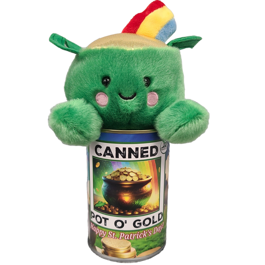 Canned Pot O' Gold | Funny Jokes St. Patrick's Day Gift: Foil Lid