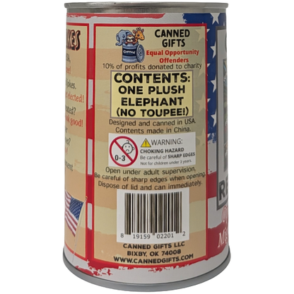 Canned Republican - Funny Political Trump MAGA 2024 Can: Pop Top Lid