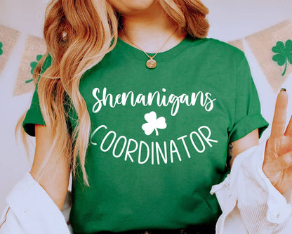 St Patricks Day - Shenanigans Coordinator Shirt: Heather Green / 3XL