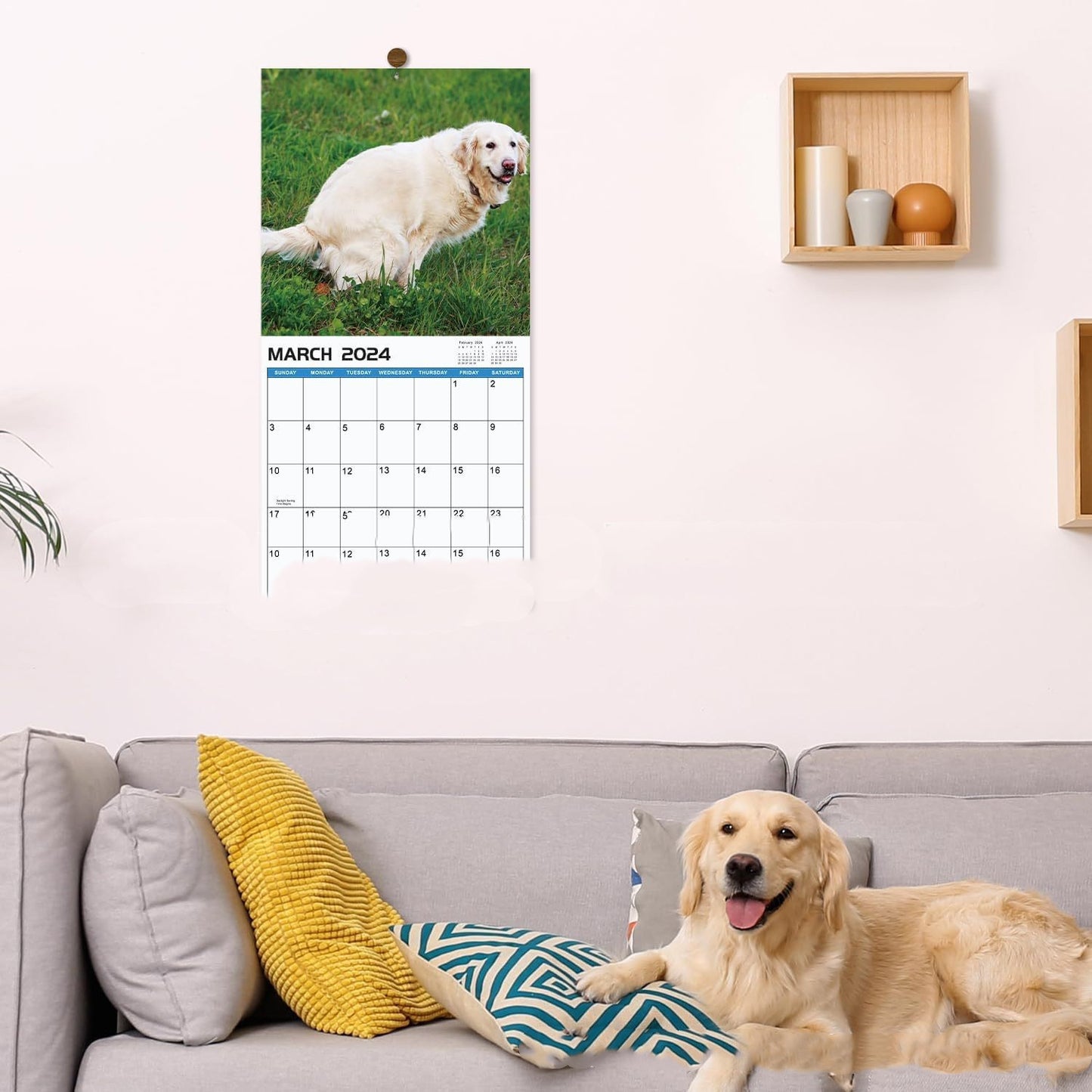 New Year Dog Poop Calendar