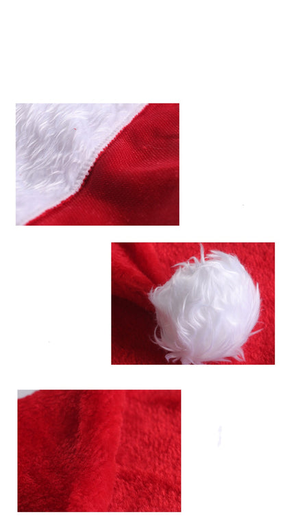 Decorative Plush Luminous Led Christmas Hat