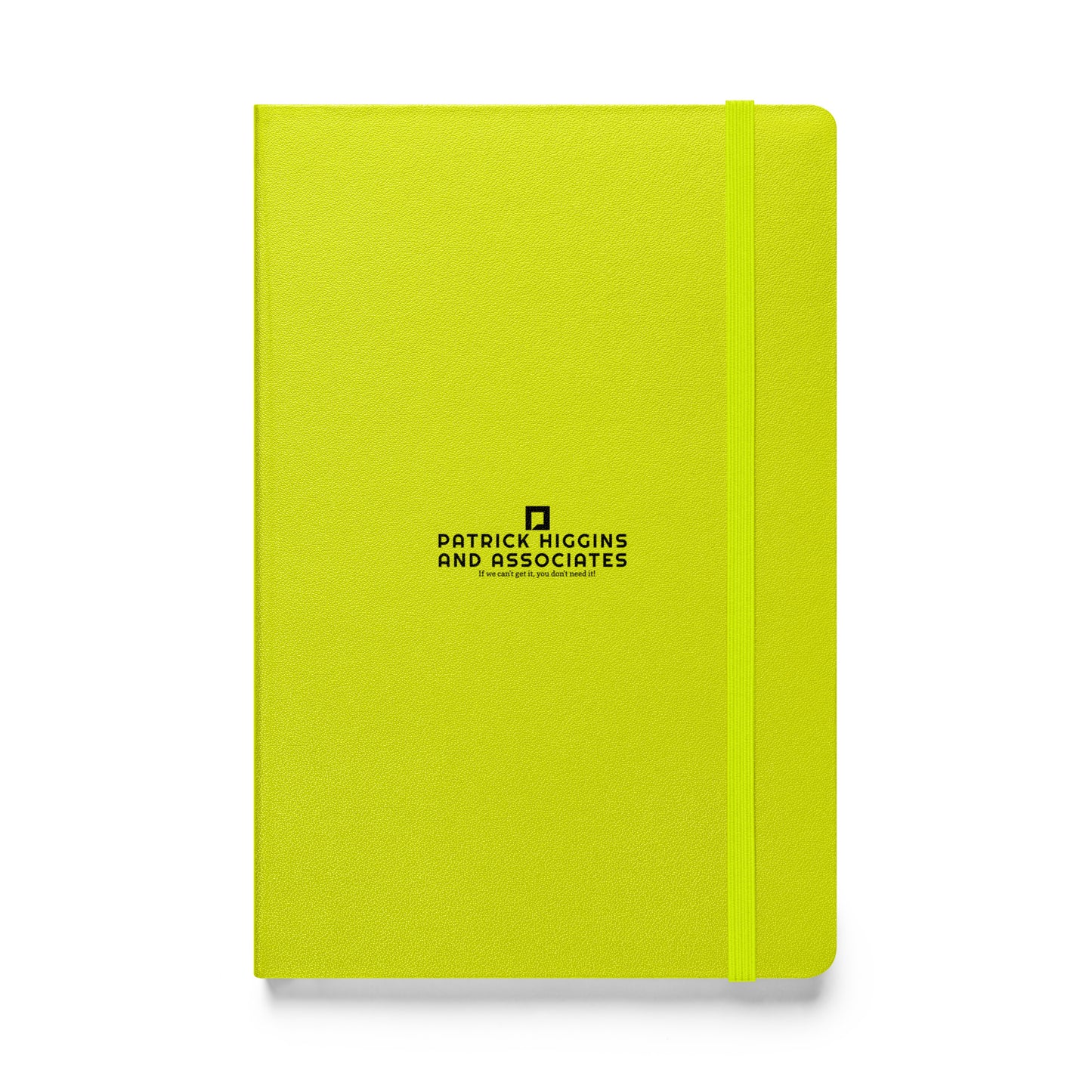 Hardcover bound notebook