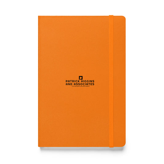 Hardcover bound notebook