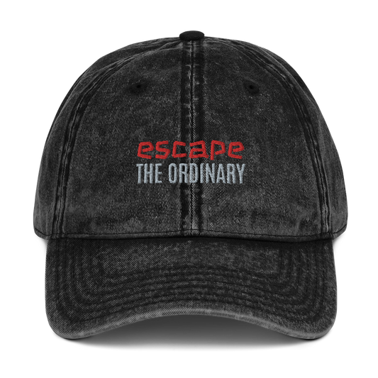 Vintage Cotton Twill Cap